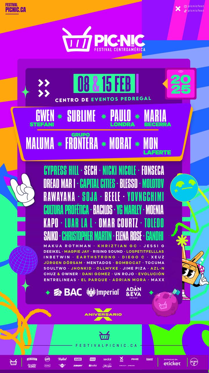 Picnic Festival Centroamérica Celebra Su Décimo Aniversario Con Un Lineup De Lujo